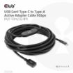 Obrázek Club3D Kabel USB-C na USB-A, Aktivní adaptér/kabel, 5 Gbps (M/F), 10m