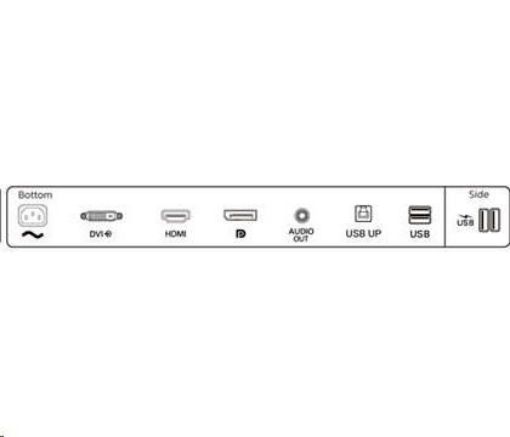 Obrázek Philips MT IPS LED 23,8" 245B1/00 - IPS panel, 2560x1440, DVI-D, HDMI, DP, USB, repro, pivot