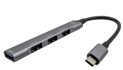 Obrázek i-tec USB-C Metal HUB 1x USB 3.0 + 3x USB 2.0