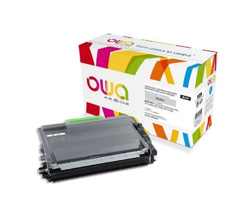 Obrázek OWA Armor toner pro BROTHERHL-L6250, HL-L6300, HL-L6400, DCP-L6600, MFC-L6800, MFC-L69, 12000 Stran, TN3512, černá/black