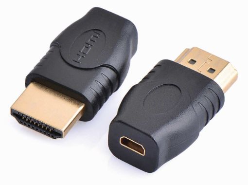 Obrázek PremiumCord adapter micro HDMI Typ D samice - HDMI Typ A samec