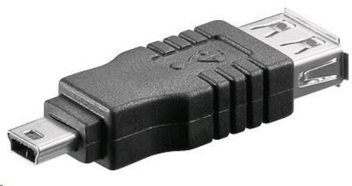 Obrázek PREMIUMCORD Redukce USB 2.0 A - Mini B 5pin (F/M)