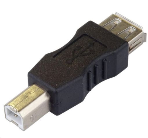 Obrázek PremiumCord USB redukce A-B, Female/Male