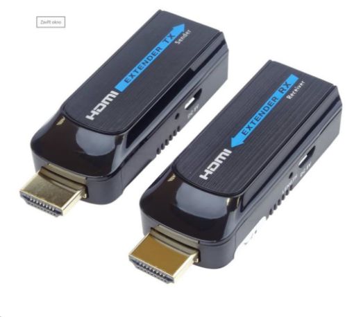 Obrázek PREMIUMCORD HDMI extender na 50m přes jeden kabel Cat6