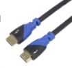 Obrázek PREMIUMCORD Kabel HDMI - Ultra HDTV, 0.5m (Color, zlacené konektory)