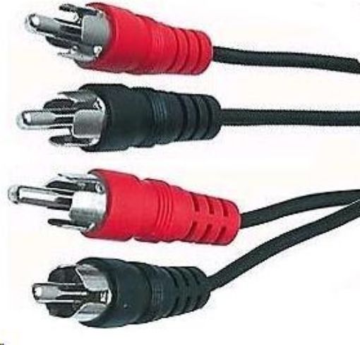 Obrázek PREMIUMCORD Kabel audio 2x Cinch - 2x Cinch (RCA, M/M) 3m