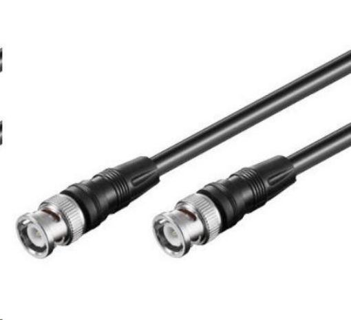 Obrázek PREMIUMCORD BNC kabel pro audio/video 75 Ohm 1m M/M