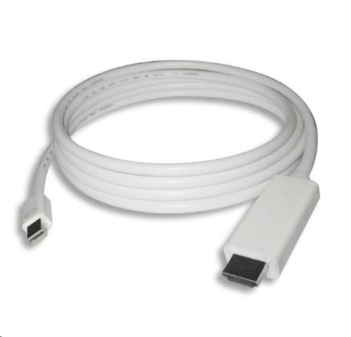 Obrázek PREMIUMCORD Kabel mini DisplayPort 1.2 na HDMI 2.0, pro rozlišení 4Kx2K@60Hz, 1m