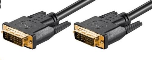 Obrázek PREMIUMCORD Kabel DVI - DVI propojovací 2m (DVI-I(24+5), M/M, dual link)