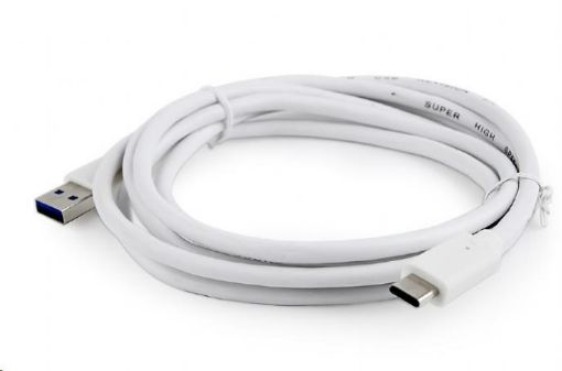 Obrázek GEMBIRD Kabel USB 3.0 AM na Type-C kabel (AM/CM), 1,8m, bílý