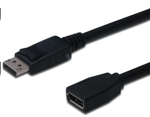 Obrázek PREMIUMCORD Kabel DisplayPort prodlužovací M/F 2m