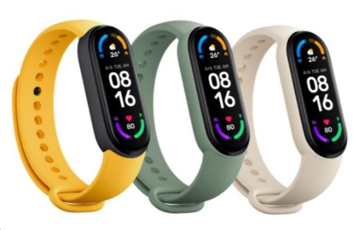 Obrázek Xiaomi Mi Smart Band 6 Strap(3 pack) Ivory/Olive/Yellow