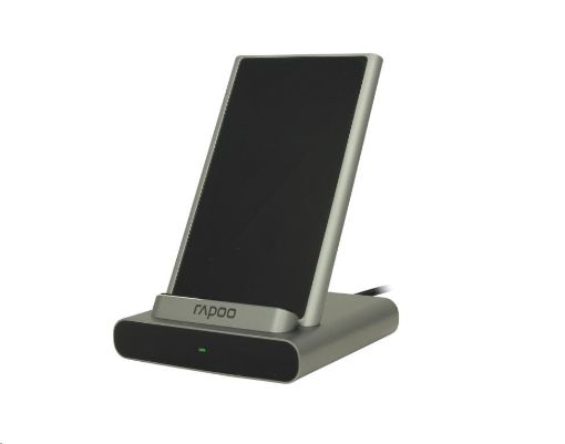 Obrázek RAPOO nabíjecí stojan XC350 Wireless Charging Stand Silver