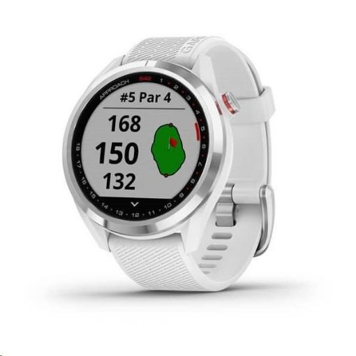 Obrázek Garmin golfové hodinky Approach S42 Silver/White Silicone