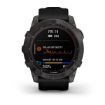 Obrázek Garmin fenix 7X Sapphire Solar, Titan Carbon Gray/ Black Silicone Band