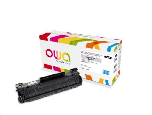 Obrázek OWA Armor toner pro HP Laserjet P1505, M1120, 1522, 2550 Stran, CB436A JUMBO, černá/black