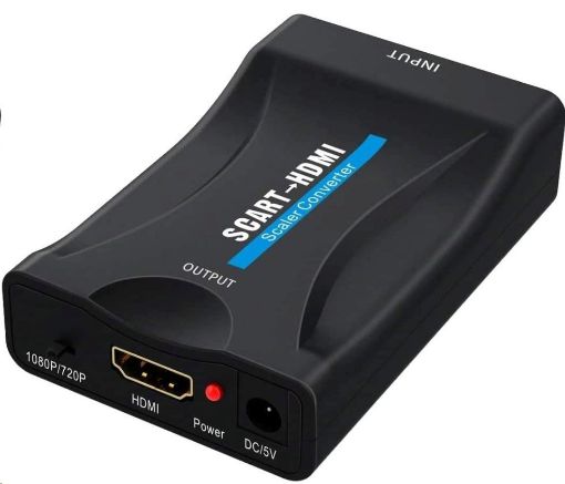 Obrázek PREMIUMCORD Převodník SCART na HDMI 1080P s napájecím zdrojem 230V