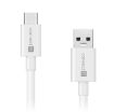 Obrázek CONNECT IT Wirez USB-C (Type C) -> USB-A, USB 3.1 Gen 1, bílá, 2 m