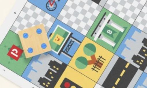 Obrázek Dobrodružná mapa velkoměsto pro robota cubetto