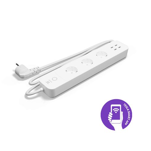 Obrázek Tesla Smart Power Strip 3 + 4 USB