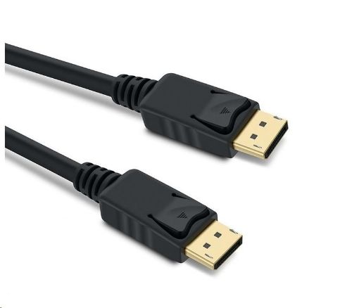Obrázek PREMIUMCORD Kabel DisplayPort 1.4 přípojný kabel M/M, zlacené konektory, 5m