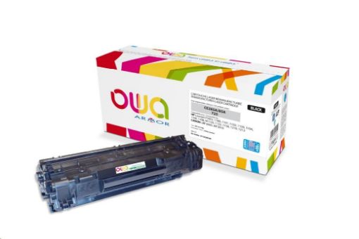 Obrázek OWA Armor toner pro HP Laserjet P1002, 1100, 1101, 1102, 1103, 1104,1108, M1130, 3200 Stran, CE285A JUMBO, černá/black