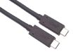 Obrázek PREMIUMCORD Kabel USB4™ 40Gbps 8K@60Hz Thunderbolt 3, 0,8m