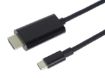 Obrázek PremiumCord kabel USB-C na HDMI 2m rozlišení 4K*2K@60Hz FULL HD 1080p