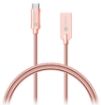 Obrázek CONNECT IT Wirez Steel Knight Micro USB - USB, metallic rose-gold, 1 m