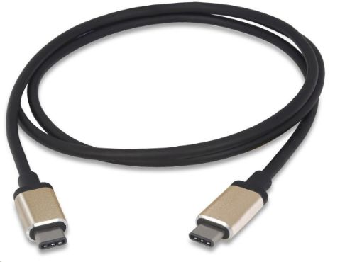 Obrázek PREMIUMCORD Kabel USB 3.1 konektor C/male - USB 3.1 C/male, 0,5m hliníkové konektory