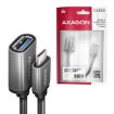 Obrázek AXAGON RUCM-AFAC, kabelová redukce USB-C (M) <-> USB-A (F), 20cm, USB 3.2 Gen 1, 3A, ALU