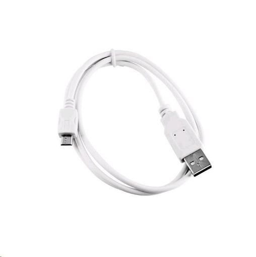 Obrázek C-TECH kabel USB 2.0 AM/Micro, 1m, bílý