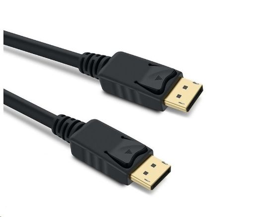 Obrázek PREMIUMCORD Kabel DisplayPort 1.4 přípojný kabel M/M, zlacené konektory, 0,5m