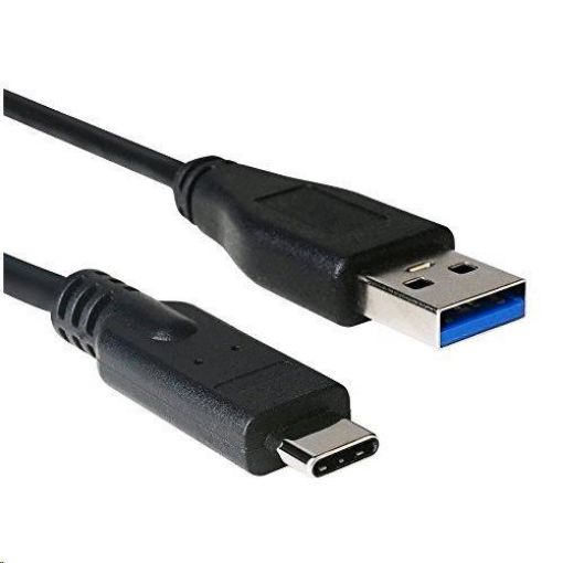 Obrázek C-TECH kabel USB 2.0 AM na USB-C (AM/CM), 1m, černý