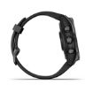 Obrázek Garmin fenix 7s Sapphire Solar, Titan Carbon Gray/ Black Silicone Band