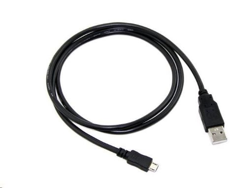 Obrázek C-TECH kabel USB 2.0 AM/Micro, 1m, černý