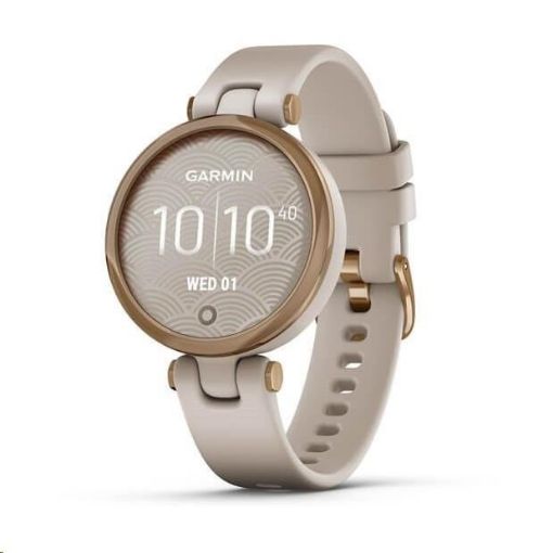 Obrázek Garmin hodinky Lily Sport Rose Gold/Light Sand Silicone Band