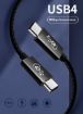 Obrázek PREMIUMCORD Kabel USB4™ 40Gbps 8K@60Hz Thunderbolt 3, 0,5m