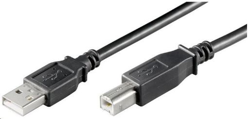 Obrázek PREMIUMCORD Kabel USB 2.0 A-B propojovací 2m, barva černá