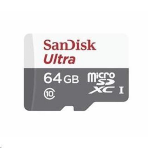 Obrázek Sandisk MicroSDXC karta 64GB Ultra (80MB/s, Class 10 UHS-I, Android)