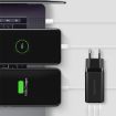 Obrázek AXAGON ACU-DPQ65, GaN nabíječka do sítě 65W, 3x port (USB-A + dual USB-C), PD3.0/QC4+/PPS/Apple, černá