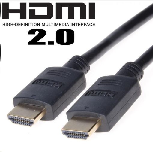 Obrázek PREMIUMCORD Kabel HDMI 2.0 High Speed + Ethernet, zlacené konektory, 15m