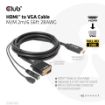 Obrázek Club3D kabel HDMI na VGA, M/M, 28AWG, 2m