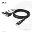 Obrázek Club3D kabel HDMI na VGA, M/M, 28AWG, 2m