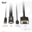 Obrázek Club3D kabel HDMI na VGA, M/M, 28AWG, 2m