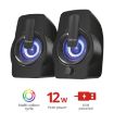 Obrázek TRUST Gemi RGB 2.0 Speaker Set - černý