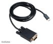 Obrázek AKASA adaptér USB Type-C na VGA M Cable Adapter (1920x1080@60Hz) 1.8 m