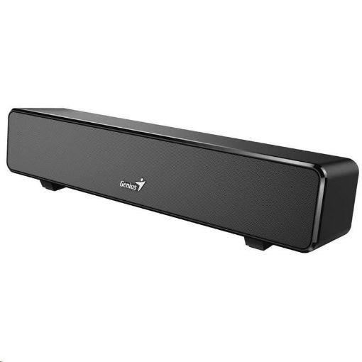 Obrázek GENIUS repro USB SoundBar 100/ drátový/ 6W/ USB/ 3,5" jack/ černý