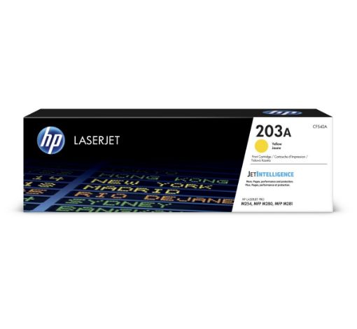 Obrázek HP 203A Yellow Original LaserJet Toner Cartridge (1,300 pages)