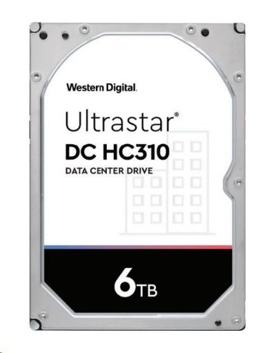 Obrázek Western Digital Ultrastar® HDD 6TB (HUS726T6TAL4204) DC HC310 3.5in 26.1MM 256MB 7200RPM SAS 4KN SE P3